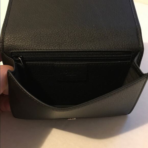 YSL rive gauche WALLET Wristlet clutch bag BLACK NWT Authentic - Picture 8 of 11